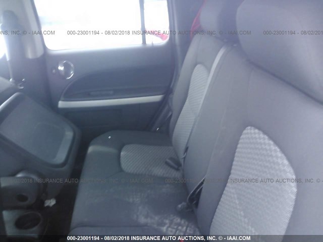 3GNDA13D88S553736 - 2008 CHEVROLET HHR LS ORANGE photo 8