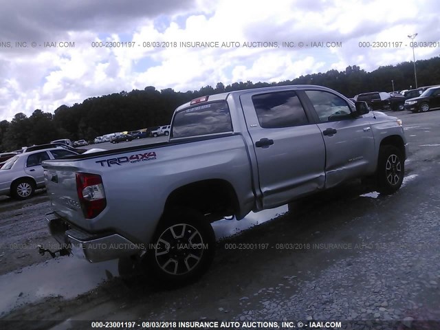 5TFDY5F19EX332623 - 2014 TOYOTA TUNDRA CREWMAX SR5 GRAY photo 4