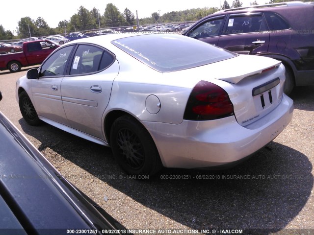 2G2WP542851271208 - 2005 PONTIAC GRAND PRIX SILVER photo 3
