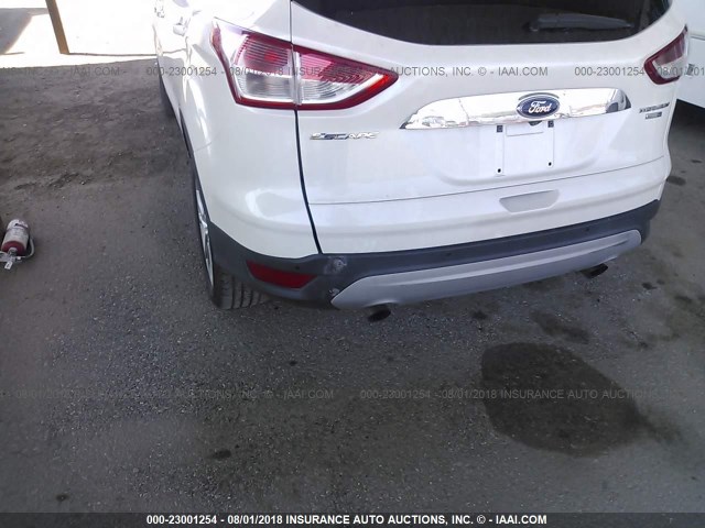 1FMCU9J94EUC93271 - 2014 FORD ESCAPE TITANIUM WHITE photo 6