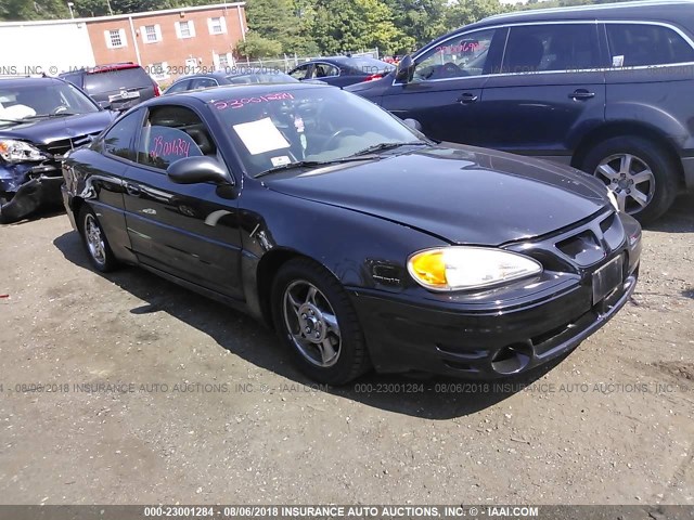 1G2NW12E44C128415 - 2004 PONTIAC GRAND AM GT BLACK photo 1