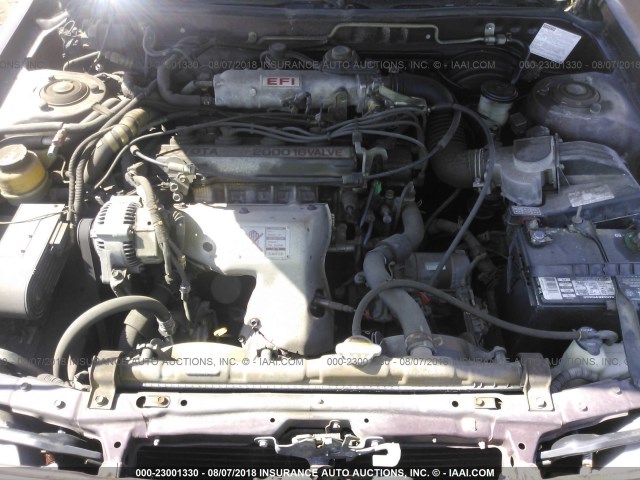 4T1SV21E7KU003534 - 1989 TOYOTA CAMRY DLX 勃艮第红 照片 10