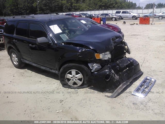 1FMCU9DG6AKC58683 - 2010 FORD ESCAPE XLT BLACK photo 1