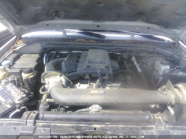 5N1AR18W25C789357 - 2005 NISSAN PATHFINDER LE/SE/XE 银色 照片 10