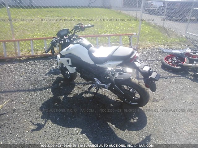 MLHJC7517J5011312 - 2018 HONDA GROM WHITE photo 3