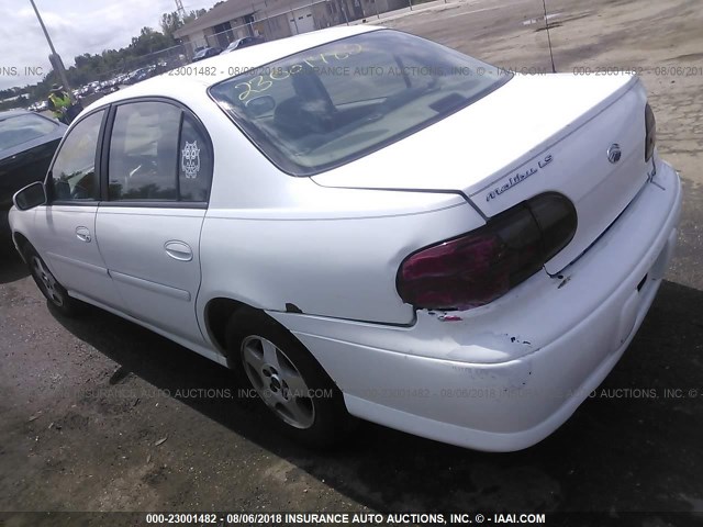 1G1NE52J93M542262 - 2003 CHEVROLET MALIBU LS 白色 照片 3