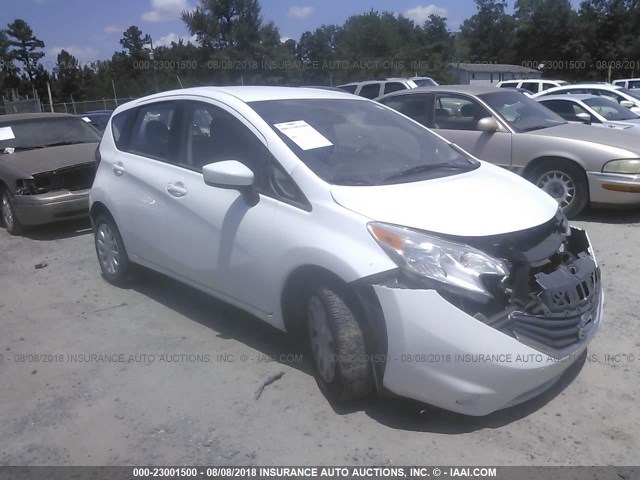 3N1CE2CP1FL428449 - 2015 NISSAN VERSA NOTE S/S PLUS/SV/SL/SR WHITE photo 1