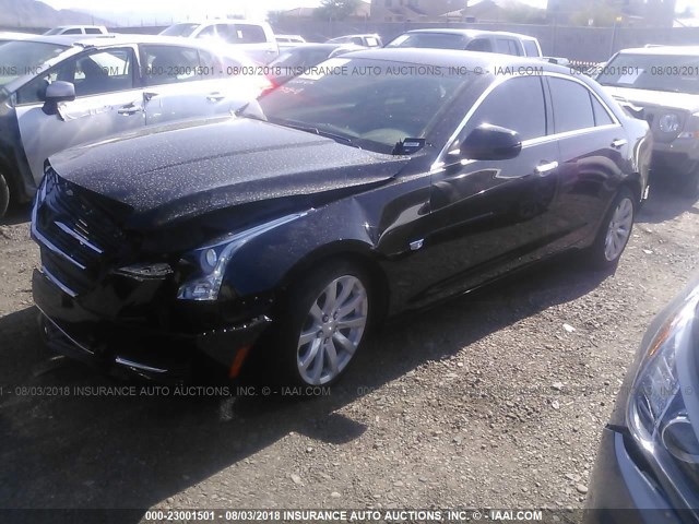 1G6AA5RX5J0143450 - 2018 CADILLAC ATS BLACK photo 2