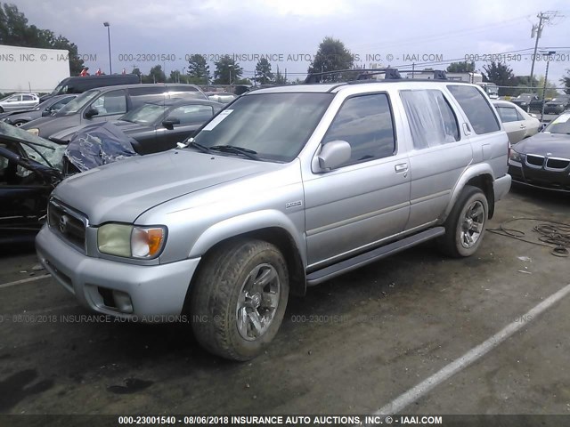 JN8DR09Y74W922465 - 2004 NISSAN PATHFINDER LE/SE SILVER photo 2