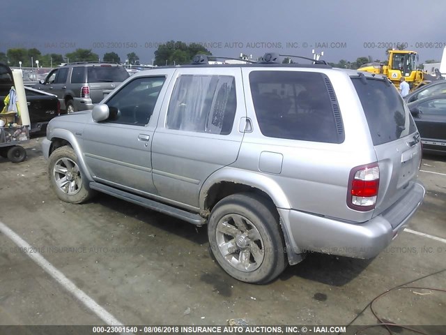 JN8DR09Y74W922465 - 2004 NISSAN PATHFINDER LE/SE SILVER photo 3