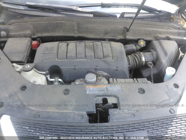 1GKKRRED0BJ341947 - 2011 GMC ACADIA SLT-1 Schwarz Foto 10