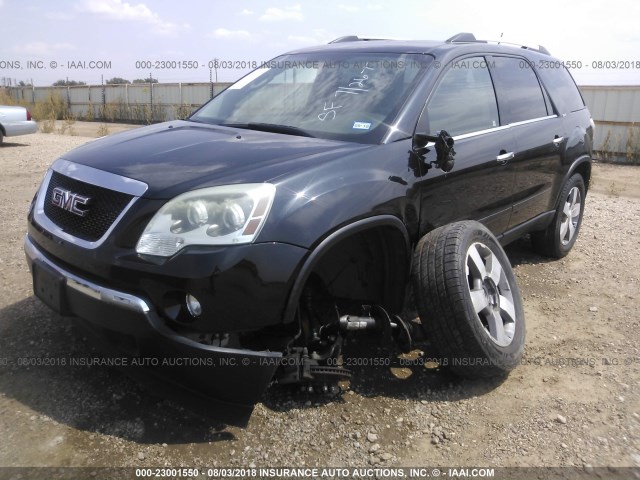 1GKKRRED0BJ341947 - 2011 GMC ACADIA SLT-1 Schwarz Foto 6