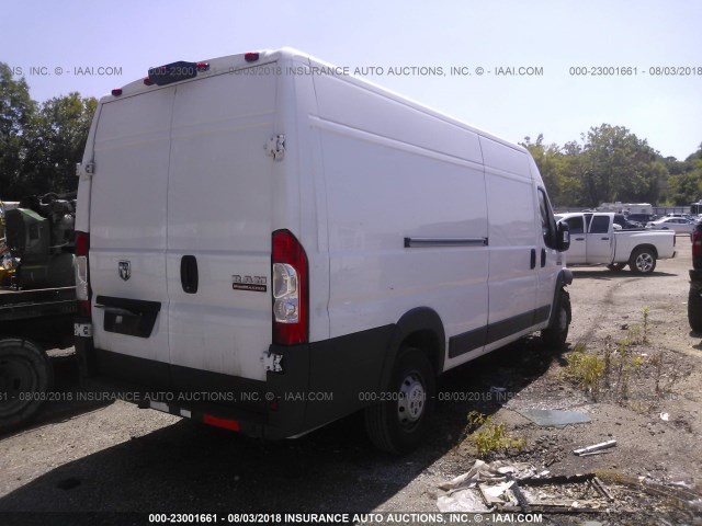 3C6URVJG0JE102883 - 2018 RAM PROMASTER 3500 3500 HIGH WHITE photo 4