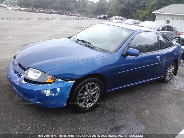 1G1JH12F457132612 - 2005 CHEVROLET CAVALIER LS SPORT BLUE photo 2