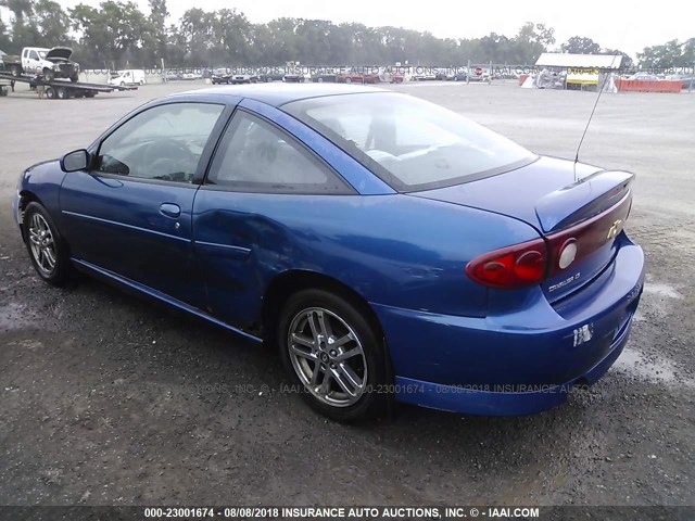 1G1JH12F457132612 - 2005 CHEVROLET CAVALIER LS SPORT BLUE photo 3