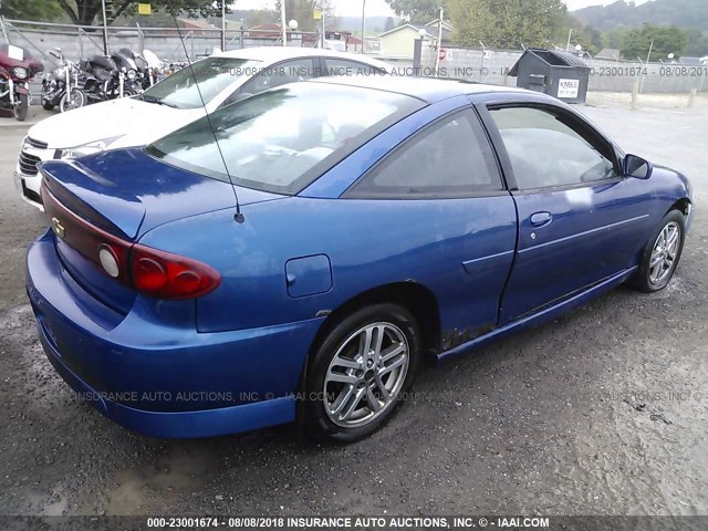 1G1JH12F457132612 - 2005 CHEVROLET CAVALIER LS SPORT BLUE photo 4