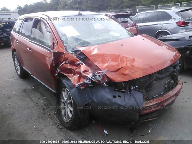 2FMDK48C67BA80166 - 2007 FORD EDGE SEL ORANGE photo 6