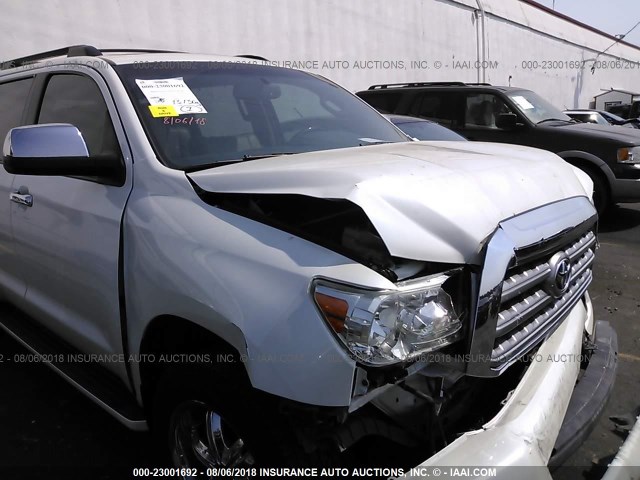 5TDDY5G16CS059660 - 2012 TOYOTA SEQUOIA PLATINUM WHITE photo 1