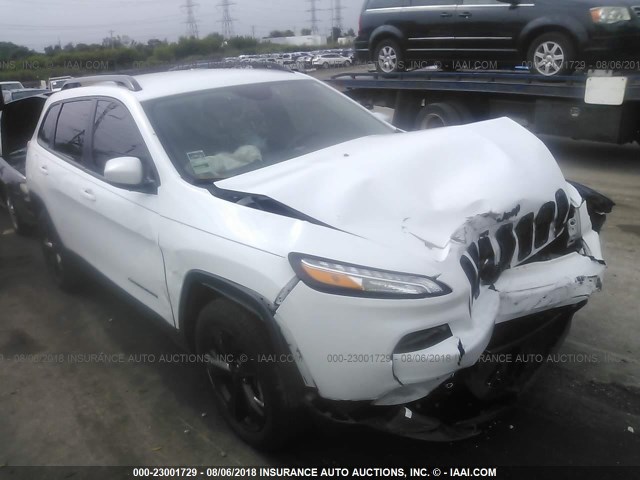 1C4PJLCS3GW137421 - 2016 JEEP CHEROKEE LATITUDE WHITE photo 1