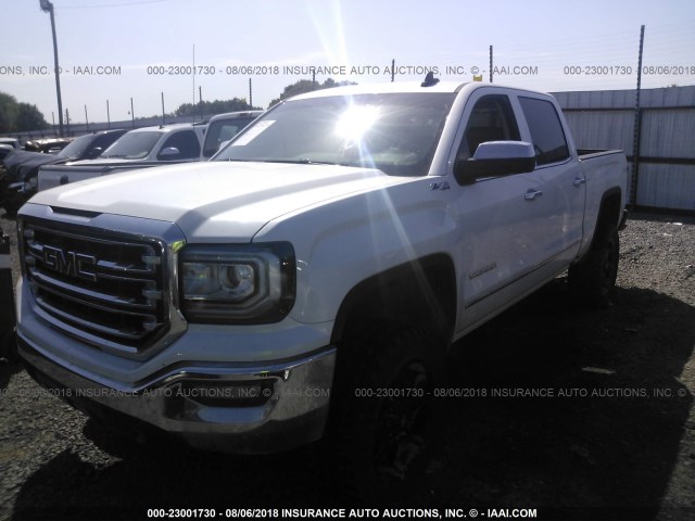 3GTU2NEC6GG345745 - 2016 GMC SIERRA K1500 SLT WHITE photo 2