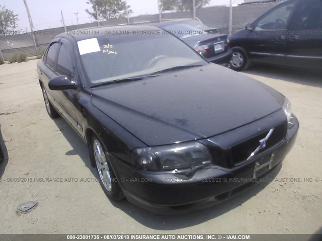 YV1TS92D521256542 - 2002 VOLVO S80 BLACK photo 1