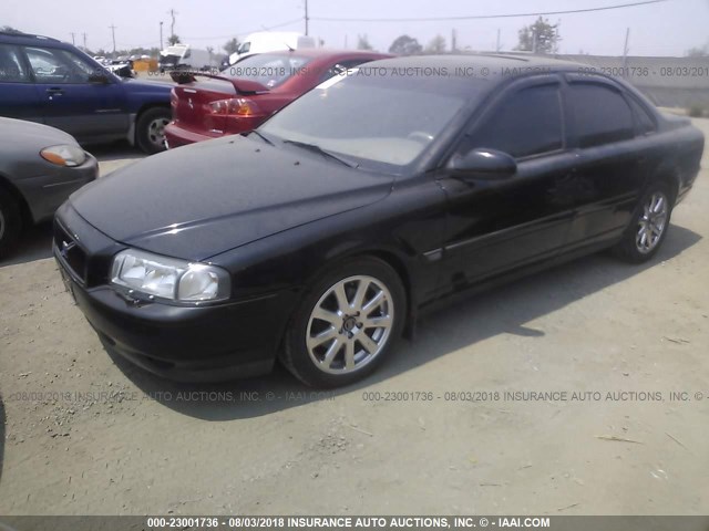 YV1TS92D521256542 - 2002 VOLVO S80 BLACK photo 6