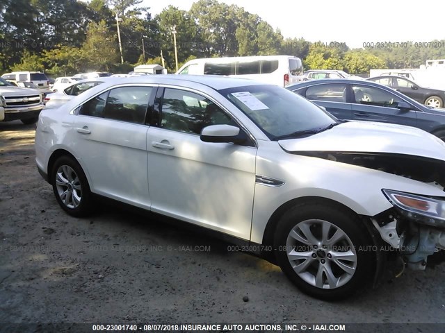 1FAHP2EW6CG115632 - 2012 FORD TAURUS SEL WHITE photo 1