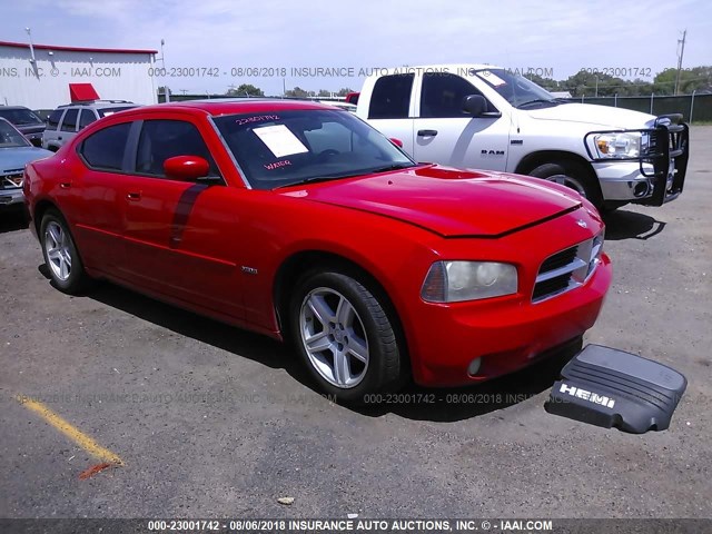 2B3KA53T89H557323 - 2009 DODGE CHARGER R/T RED photo 1