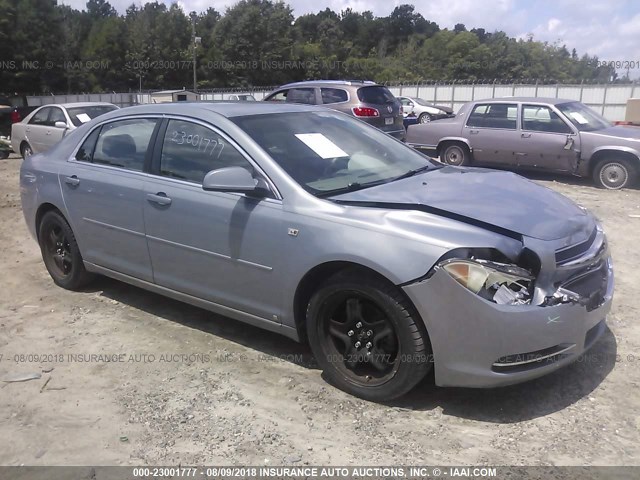 1G1ZH57BX8F176155 - 2008 CHEVROLET MALIBU 1LT BLUE photo 1