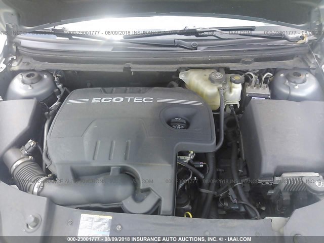 1G1ZH57BX8F176155 - 2008 CHEVROLET MALIBU 1LT BLUE photo 10