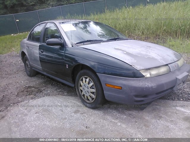 1G8ZH5285VZ281922 - 1997 SATURN SL1 GREEN photo 1