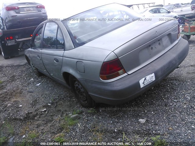 1G8ZH5285VZ281922 - 1997 SATURN SL1 GREEN photo 3