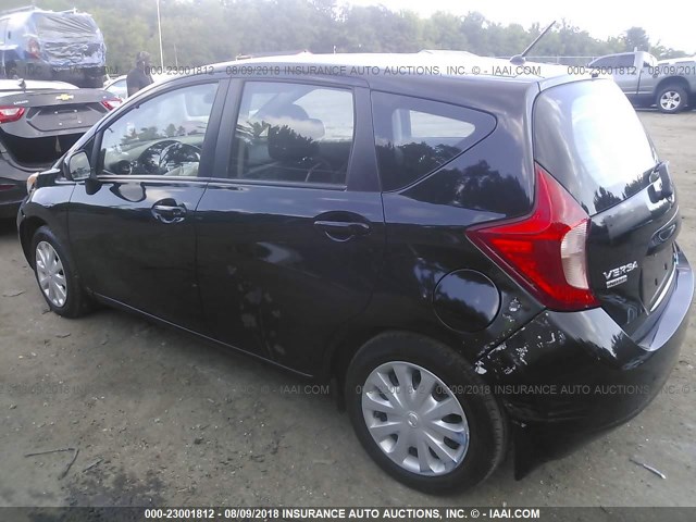 3N1CE2CP0EL352625 - 2014 NISSAN VERSA NOTE S/S PLUS/SV/SL BLACK photo 3