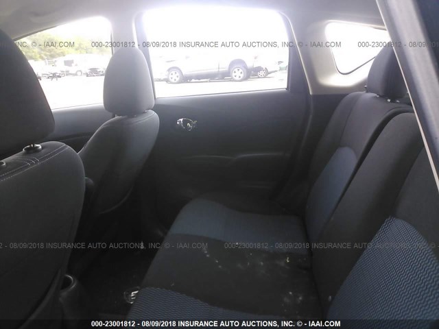 3N1CE2CP0EL352625 - 2014 NISSAN VERSA NOTE S/S PLUS/SV/SL BLACK photo 8