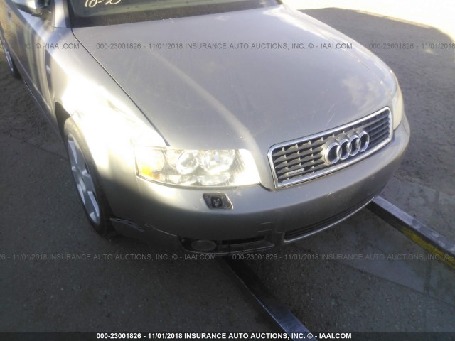 WAUVC68E55A114445 - 2005 AUDI A4 1.8T AVANT QUATTRO/SPCL SILVER photo 6