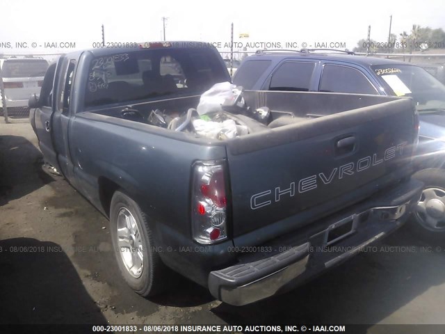 1GCEC19X27Z132850 - 2007 CHEVROLET SILVERADO C1500 CLASSIC BLUE photo 3