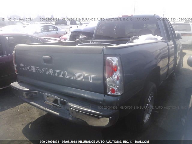 1GCEC19X27Z132850 - 2007 CHEVROLET SILVERADO C1500 CLASSIC BLUE photo 4