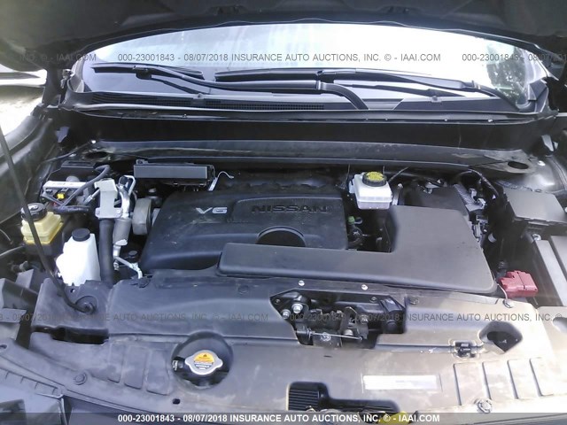 5N1DR2MM6HC688267 - 2017 NISSAN PATHFINDER S/SV/SL/PLATINUM BLACK photo 10