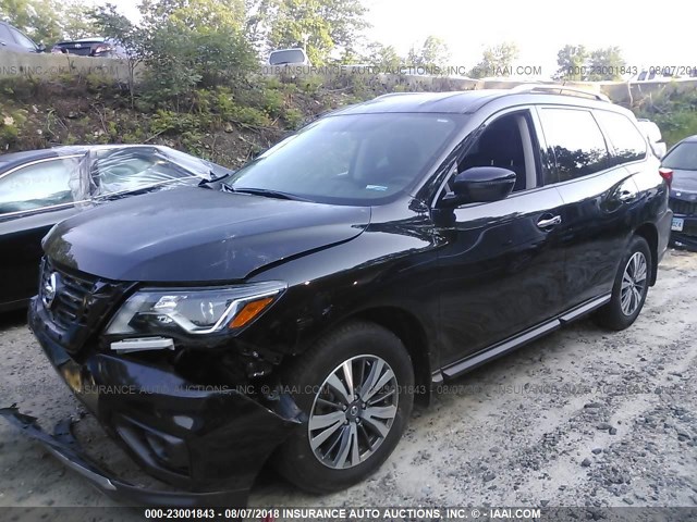 5N1DR2MM6HC688267 - 2017 NISSAN PATHFINDER S/SV/SL/PLATINUM BLACK photo 2