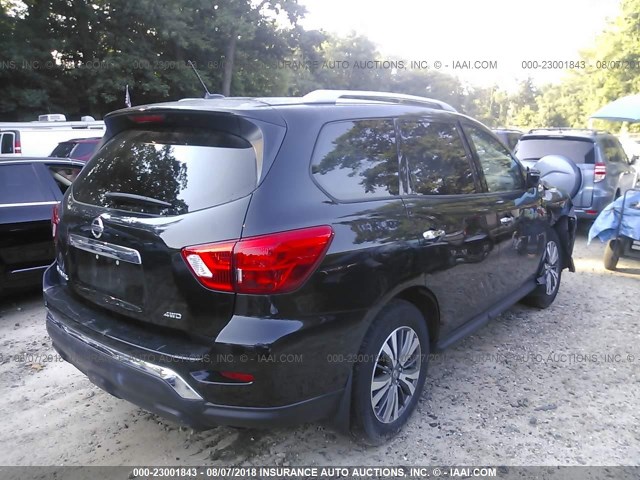 5N1DR2MM6HC688267 - 2017 NISSAN PATHFINDER S/SV/SL/PLATINUM BLACK photo 4