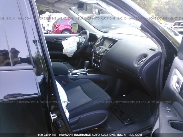 5N1DR2MM6HC688267 - 2017 NISSAN PATHFINDER S/SV/SL/PLATINUM BLACK photo 5