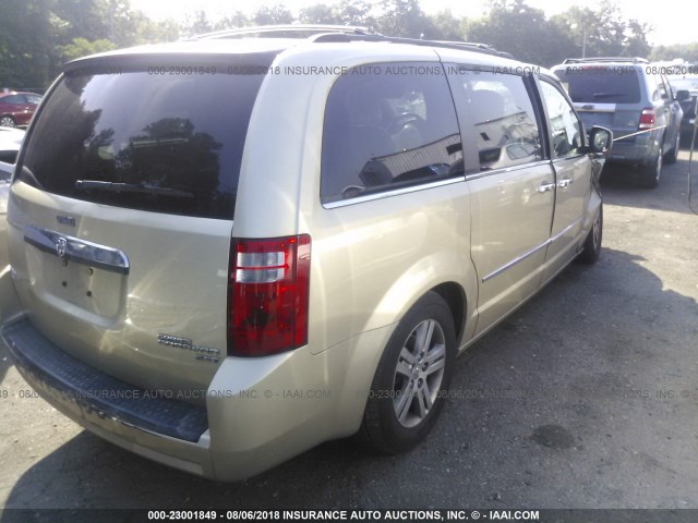 2D4RN5DX8AR387680 - 2010 DODGE GRAND CARAVAN SXT GOLD photo 4