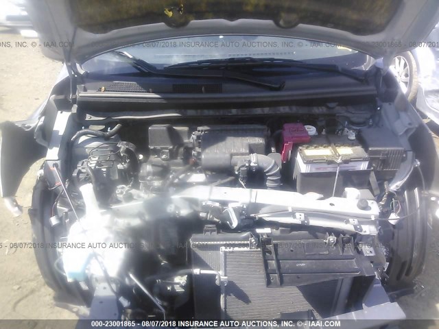 ML32F3FJ8HHF15503 - 2017 MITSUBISHI MIRAGE G4 ES ვერცხლისფერი ფოტო 10