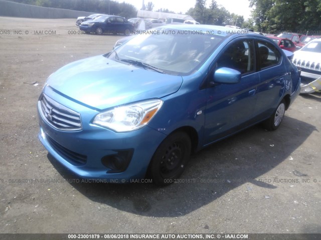 ML32F3FJ5HHF05821 - 2017 MITSUBISHI MIRAGE G4 ES Mavi foto 2