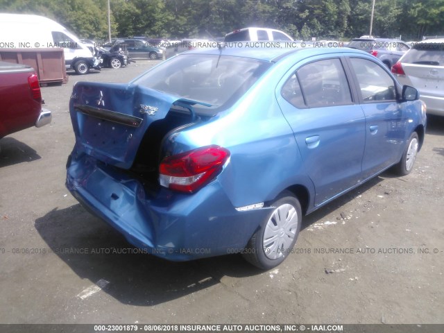 ML32F3FJ5HHF05821 - 2017 MITSUBISHI MIRAGE G4 ES Mavi foto 4