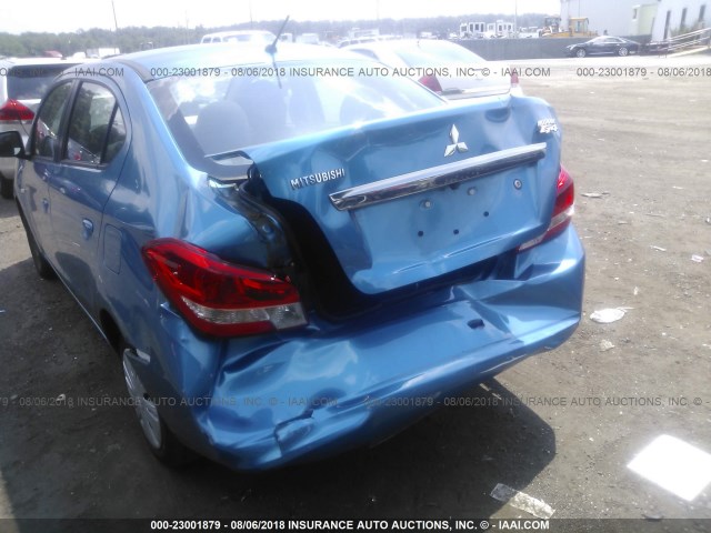 ML32F3FJ5HHF05821 - 2017 MITSUBISHI MIRAGE G4 ES Mavi foto 6