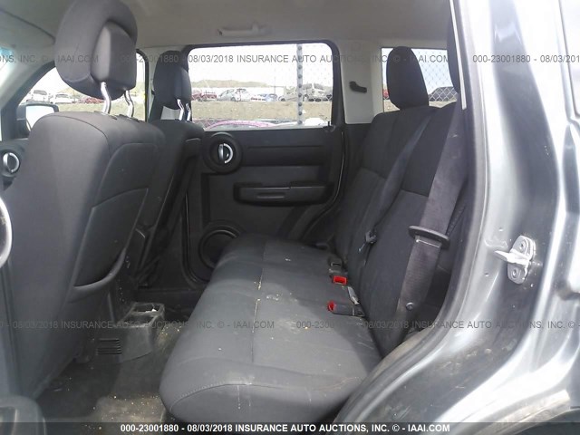 1D4PT4GK6BW601789 - 2011 DODGE NITRO HEAT GRAY photo 8