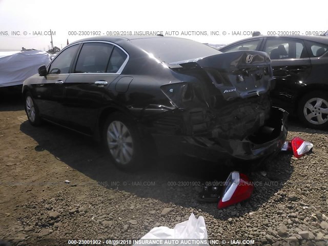 1HGCR2F81FA263453 - 2015 HONDA ACCORD EXL BLACK photo 3