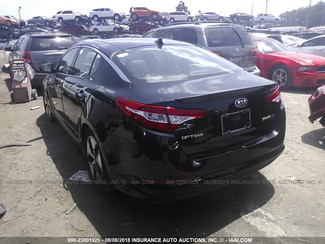 KNAGM4AD7D5041517 - 2013 KIA OPTIMA HYBRID BLACK photo 6