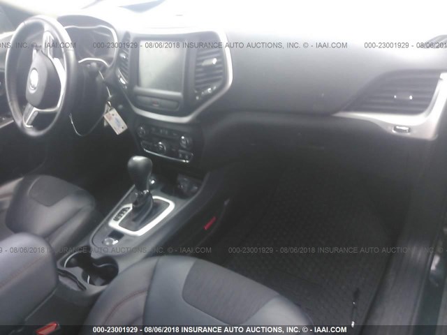 1C4PJMBS1FW668428 - 2015 JEEP CHEROKEE TRAILHAWK 黑色 照片 5